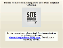 Tablet Screenshot of heglundcatering.com